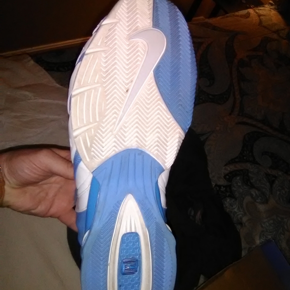 RARE UNC BLUE 2005 NIKE SHOX ZOOM FLIGHT SIZE 12. - Picture 3 of 4